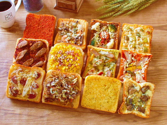 完成したトースト